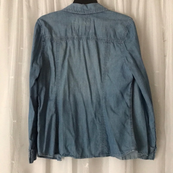 Denim Button Down Shirt - Picture 4 of 5